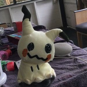 This is a Pichu stuffed animal from the show Pokémon!